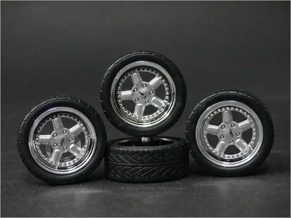 1:18 BMW E30 M3 AC Schnitzer Felgensatz